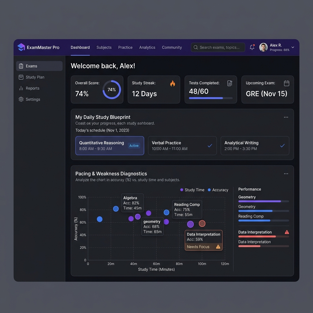 MockAttempt Interface Screenshot